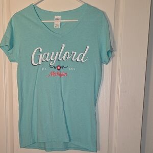 Gildan Aqua Gaylord Graphic Tee
